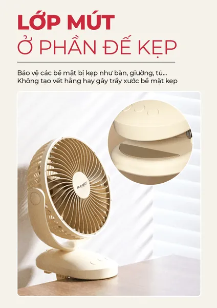 Quạt Sạc Mini Magic A-004