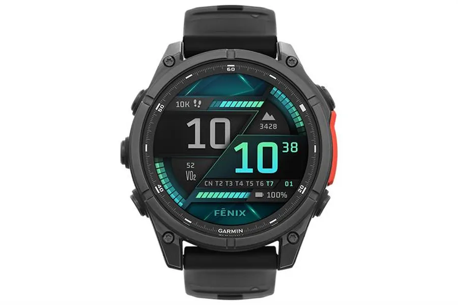 Garmin Fenix 8 47mm viền thép dây silicone