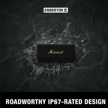 Loa Bluetooth Marshall Emberton II Black and Brass 4