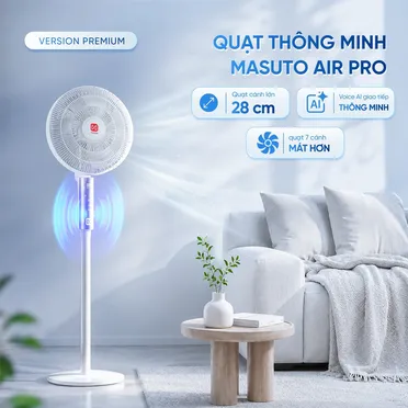 Quạt Đứng Điều Khiển Bằng Giọng Nói Masuto MSAirPro 1