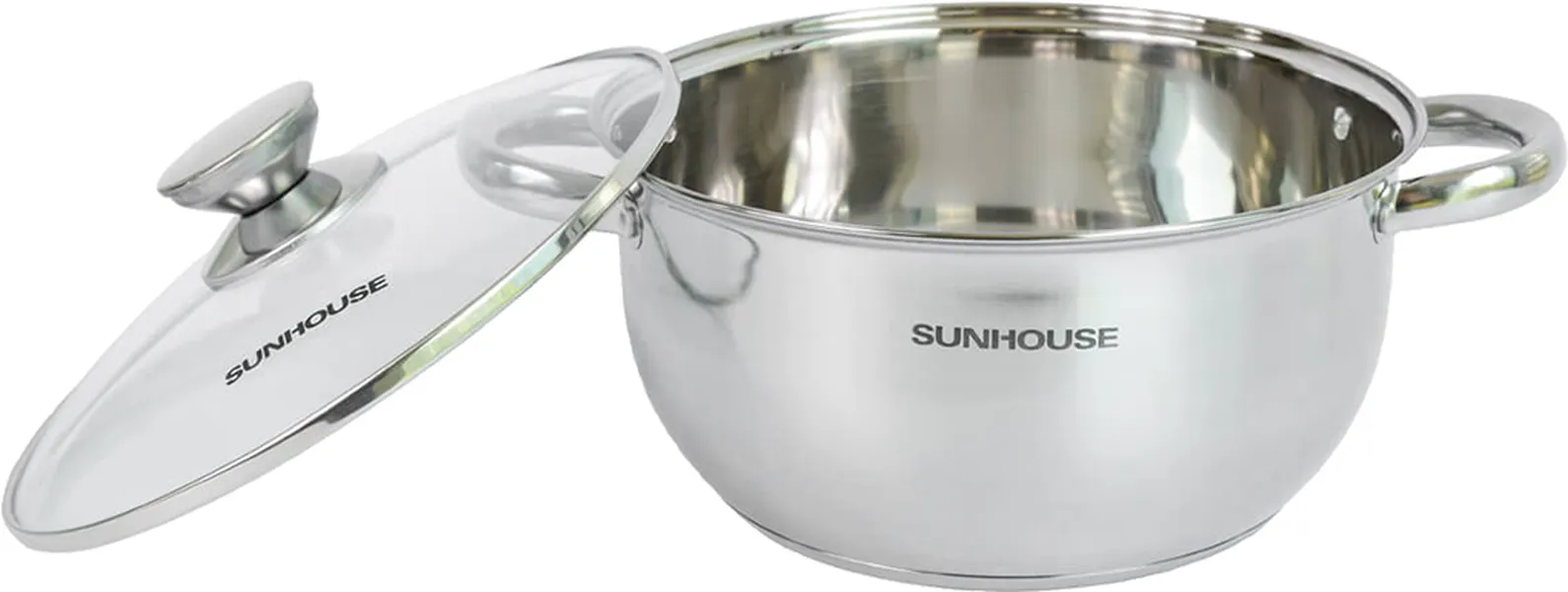Bộ nồi inox 3 đáy Sunhouse SH334 16-20–24 cm