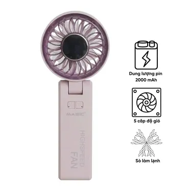 Quạt Cầm Tay Mini Sò Lạnh Magic A-014 1
