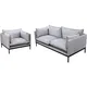 Bộ Sofa 1 Chỗ Joella S-005 Xám + Sofa 3 Chỗ Joella S-005B Xám