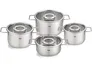 Bộ Nồi Fissler Pure 4 Món Nắp Kính - Xuất Xứ Đức