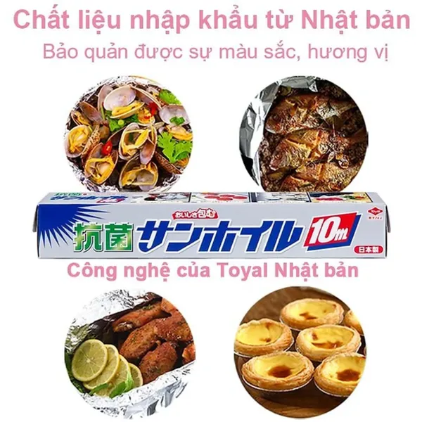 Giấy Bạc Kháng Khuẩn Toyal 25 x 10m