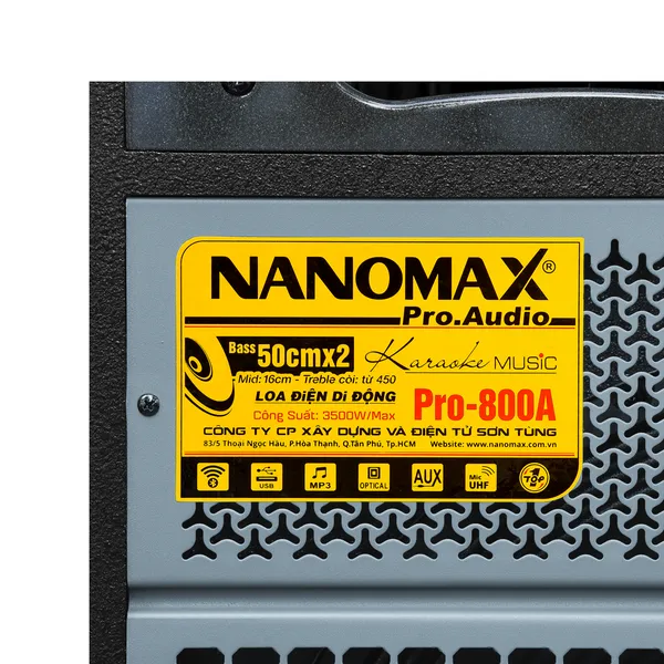Loa Kéo Nanomax Pro 800A 3600W