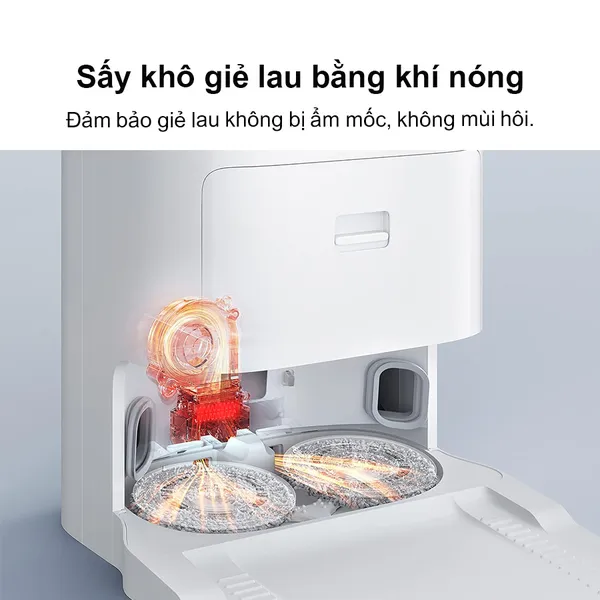 Robot Hút Bụi Lau Nhà, Tự Giặt Giẻ Xiaomi Vacuum Mop X10+