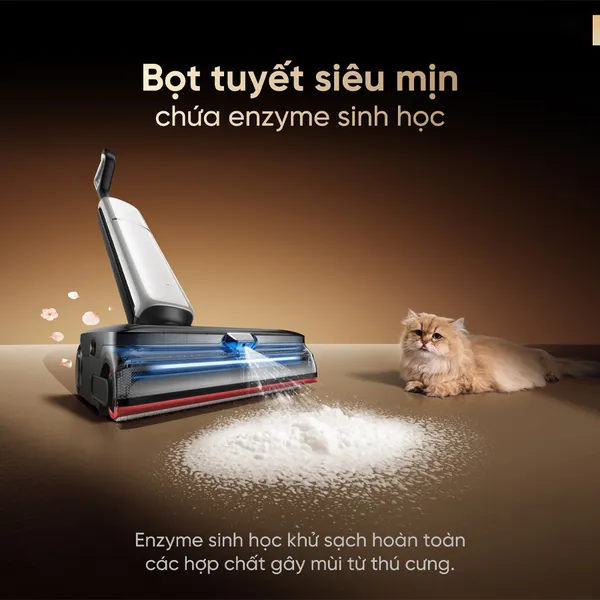Máy Hút Bụi Lau Nhà Cầm Tay Dreame H16 Pro TriForce
