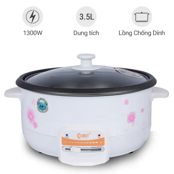 Lẩu điện Comet CM7731 1300W