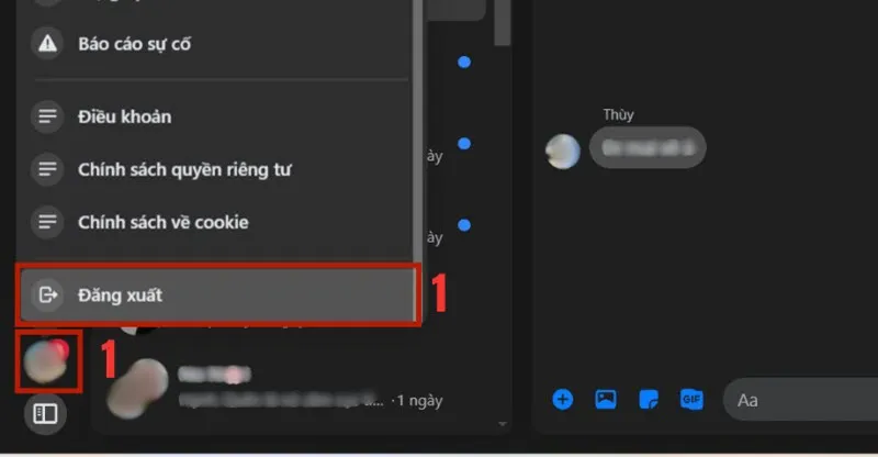 Xem cách đăng xuất Messenger trên điện thoại, máy tính nhanh chóng