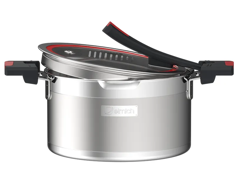 Bộ Nồi Inox Liền Khối Elmich Milano EL-8093 Size 16,18,22, Chảo 26cm