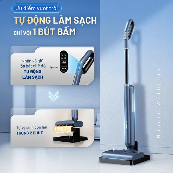 Máy Lau Nhà Cầm Tay Masuto MSWetClean