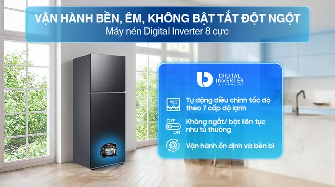 Tủ Lạnh Samsung Inverter 305 Lít RT31CG5424B1SV