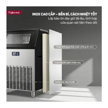 Máy làm đá Fujihome IM90 7