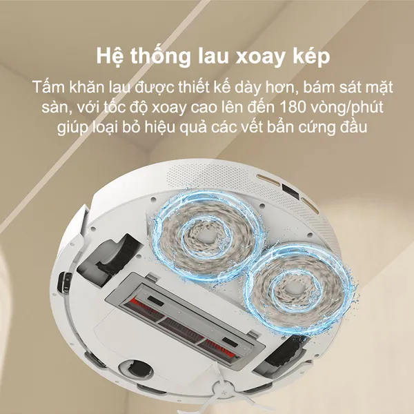Robot Hút Bụi Lau Nhà Tự Giặt Giẻ Xiaomi X20