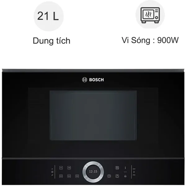 Lò Vi Sóng Bosch HMH.BFL634GB1BB - Series 8 - Anh Quốc-XOAWEB