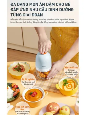 Máy Xay Thức Ăn Dặm Cho Bé Joyoung JBFC-166 6