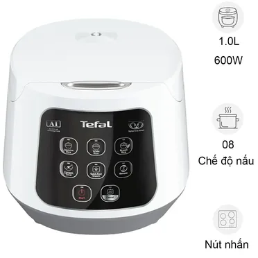 Nồi Cơm Điện Tử Tefal Easy Rice Compact RK730168 1 Lít