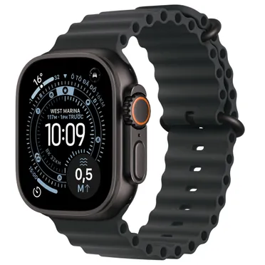 Apple Watch Ultra 3 GPS + Cellular 49mm Black Titanium Case with Black Ocean Band