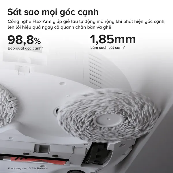 Robot Hút Bụi Lau Nhà Roborock Qrevo C Pro - Trắng