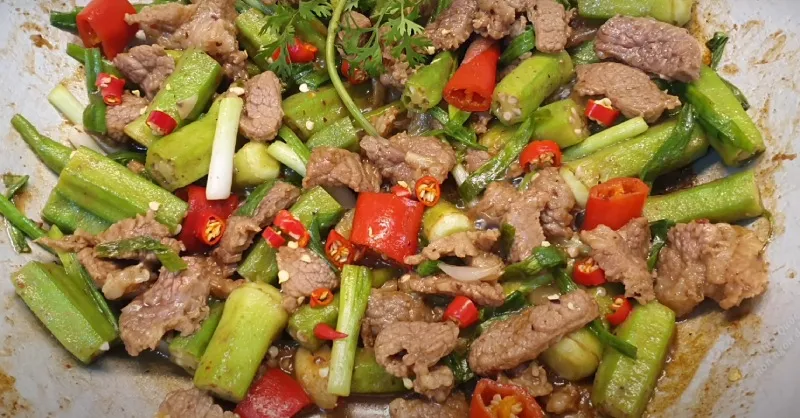 Cách làm thịt bò xào đậu bắp thơm ngon, đậm đà tại nhà