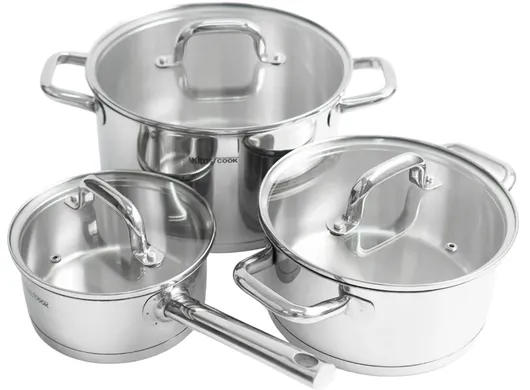 Bộ Nồi New Triumph 5 Đáy KimsCook KCTUSET6PCS 6 Chi Tiết