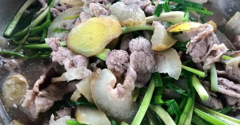 Cách làm thịt heo hấp gừng thơm ngon thanh đạm đơn giản
