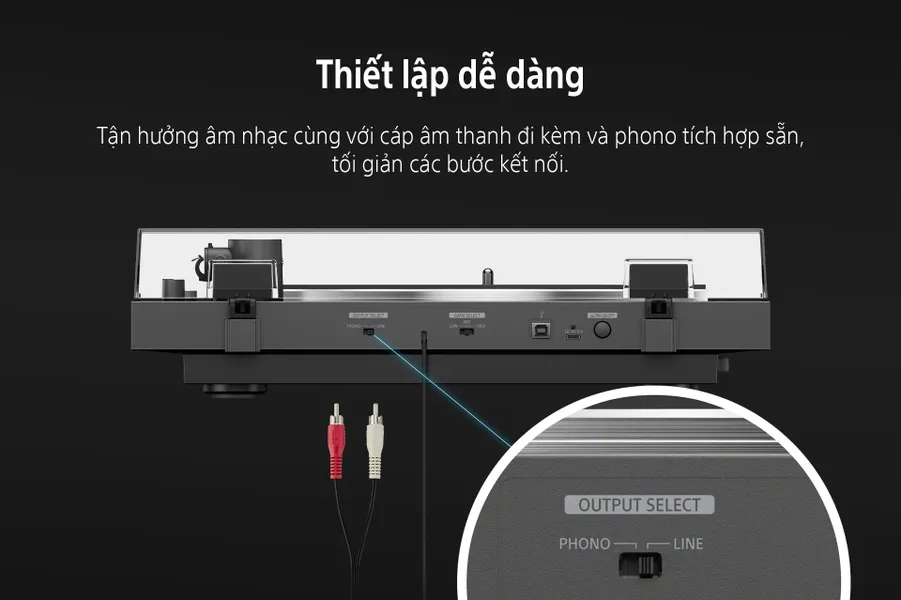 Đầu Đĩa Than Bluetooth Tự Động Sony PS-LX3BT//C SP1