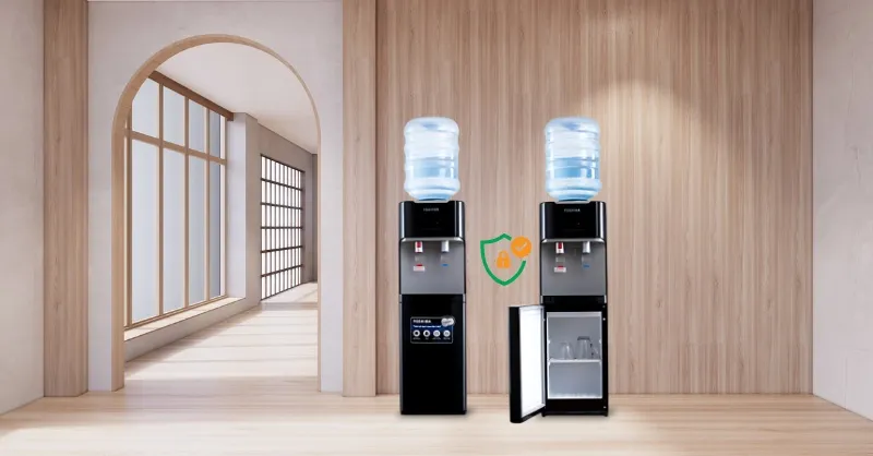 Top cây nước nóng lạnh có khóa trẻ em an toàn, nên trang bị cho gia đình