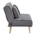 Sofa Bed Lily 5LAB-173N118S-P3 Xám Đậm 3