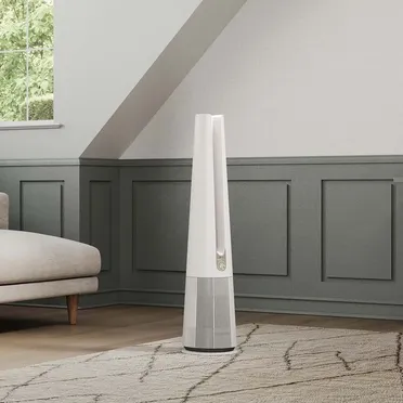 Máy Lọc Không Khí LG PuriCare Aero Tower Hit FS15GPBK0 Màu Be 13
