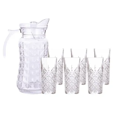 Bộ Bình Ly Thủy Tinh Deli Bright 7 Món