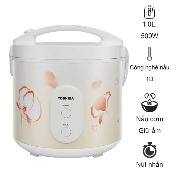 Nồi Cơm Điện Toshiba RC-10JE2VN(O) 1 lít