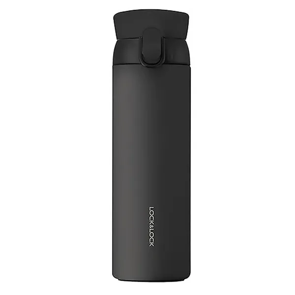 Bình Giữ Nhiệt Lock&Lock Wannabe One Touch 450ml LHC3240BLK Màu Đen