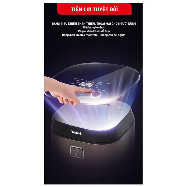 Nồi Cơm Điện Tử Tefal Delirice Plus RK776968 - 1.8 Lít