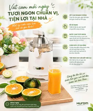 Máy Ép Cam Tự Động Hurom CJ-B03FWH 3