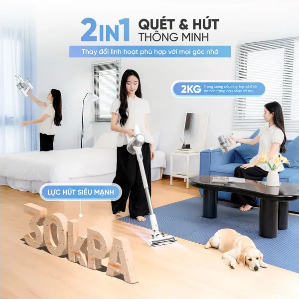 Máy Hút Bụi Không Dây Masuto MSClean (Bản Tiêu Chuẩn)
