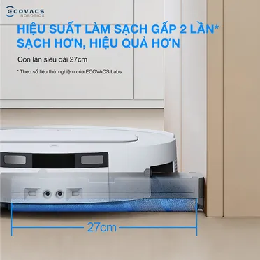 Robot Hút Bụi Lau Nhà Ecovacs T80 Max Omni White 13