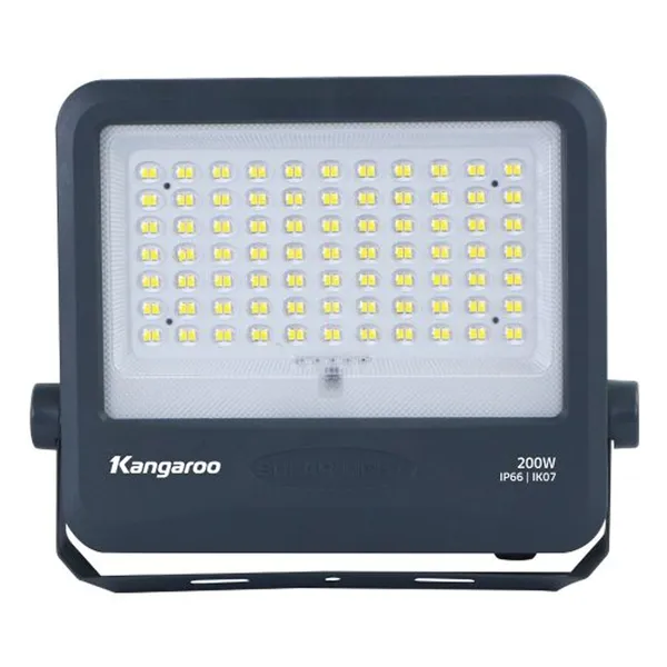 Đèn LED Pha Năng Lượng Mặt Trời Kangaroo KG-FLSLPH-200W1800