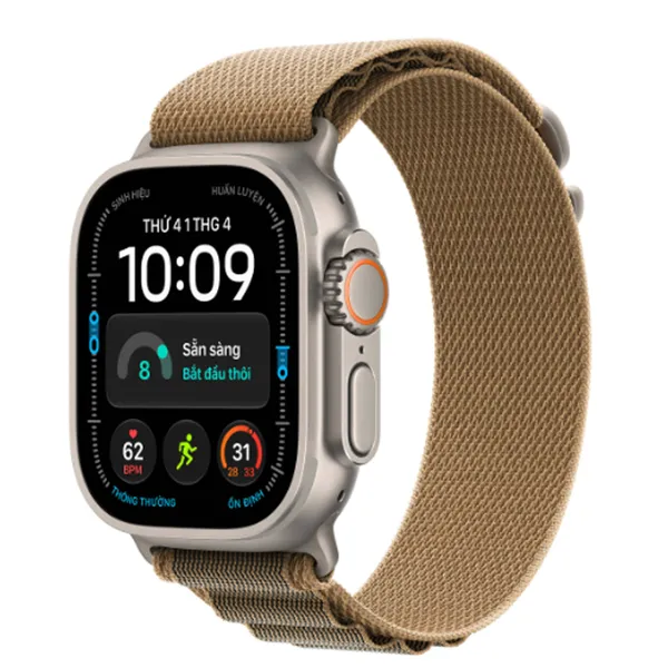 Apple Watch Ultra 4 GPS + Cellular 49mm Viền Titanium Dây Alpine