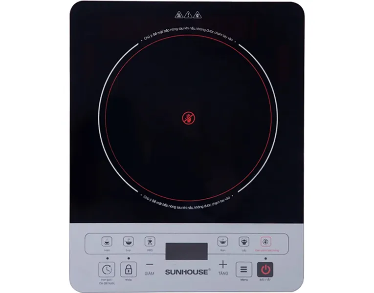 Bếp hồng ngoại đơn Sunhouse SHD6005 2000W (Tặng Kèm Vỉ Nướng)