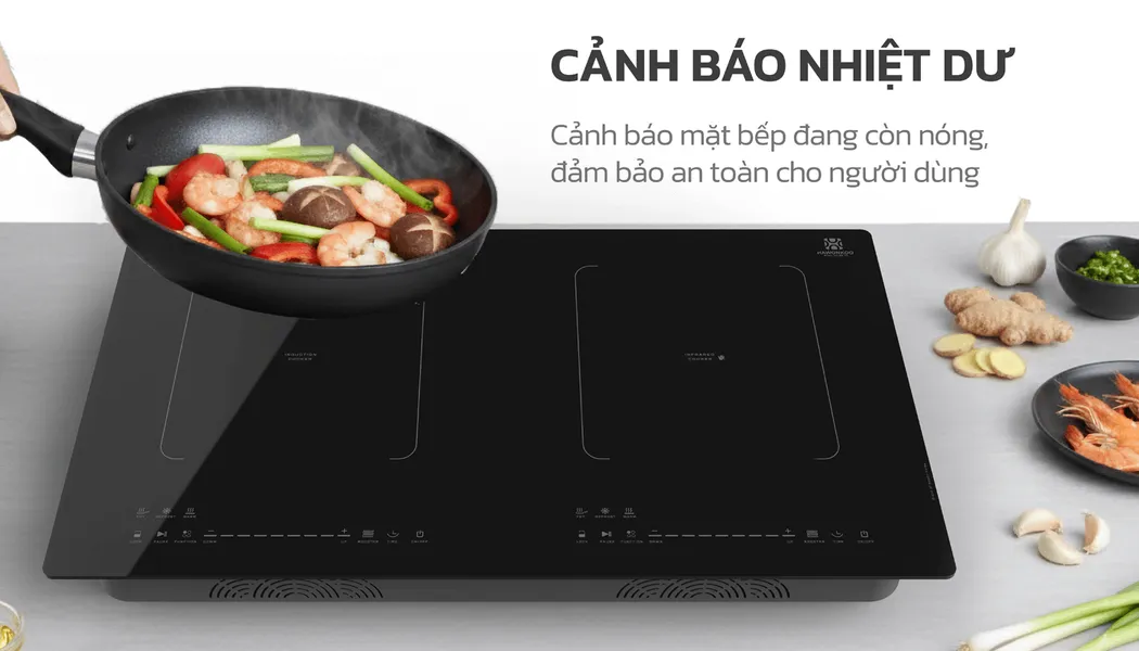 Bếp Đôi Hỗn Hợp Hawonkoo Inverter CEH-263 4800W - Xuất Xứ Thái Lan