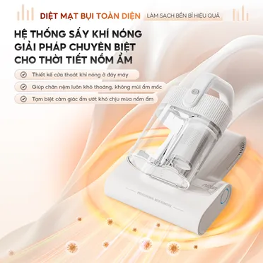Máy Hút Bụi Đệm Giường Aqua ASM-Y201(W) - Màu Trắng 10