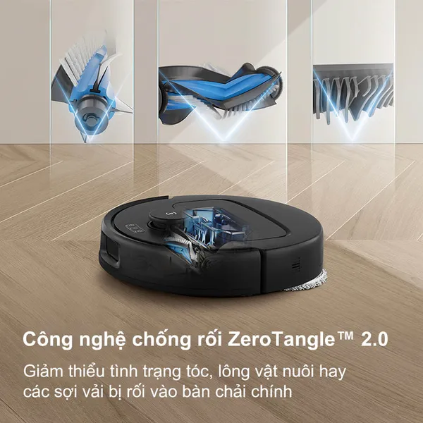 Robot Hút Bụi Lau Nhà Ecovacs Deebot N30 Pro Omni Đen