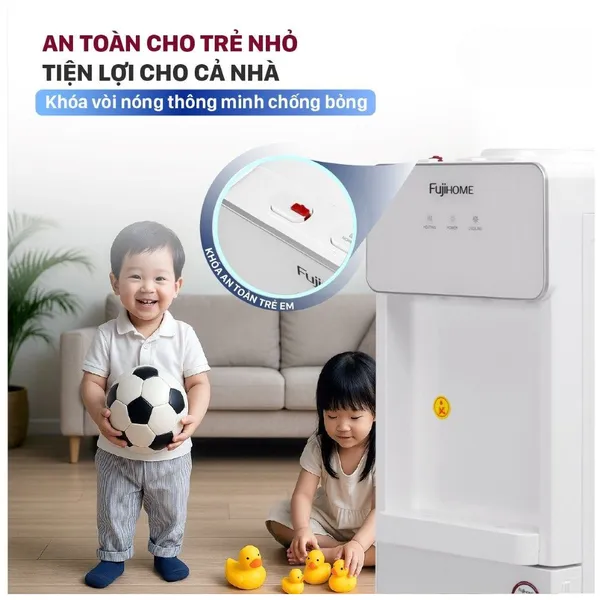 Cây Nước Nóng Lạnh Fujihome WD675C-W