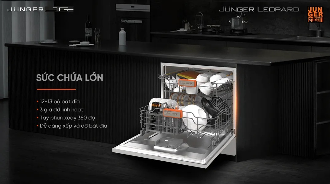 Máy Rửa Bát Junger DWJ-100 - Xuất Xứ Thái Lan