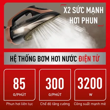 Bàn Ủi Hơi Nước Cao Cấp Tefal Ultimate Power Pro FV9E50E0 - Xuất Xứ Pháp 11