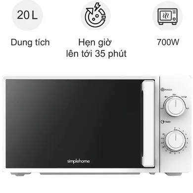 Lò Vi Sóng Simplehome F20MXP07-G70 20 Lít