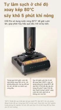 Máy Hút Bụi Lau Nhà Khô Và Ướt Mova K30 Pro 9