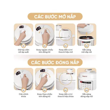 Nồi Cơm Áp Suất Masuto MSPC05 5.0 Lít 4
